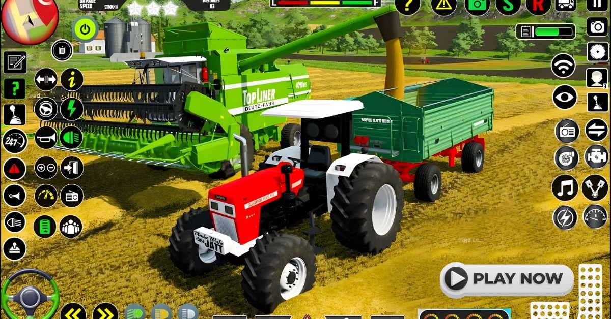Cargo Tractor Farming Games 3D