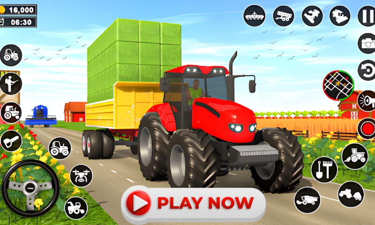 Real Tractor Driving Games 3D